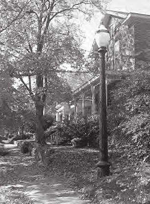 1.7 Lighting Electric lighting was first introduced in Raleigh in 1885 and by the turn of the century had become commonplace, replacing the gaslight fixtures introduced thirty years earlier.