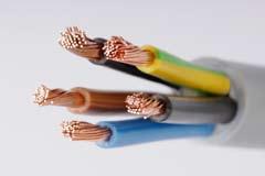 What size of cable should be used to connect the unit to the mains supply? This will need to be calculated to suit an individual installation, as a number of variables need to be considered.