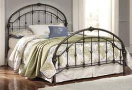 B280 Nashburg (Signature Design) Metal beds feature welded steel construction with cast ornamentation 153/181/182 have a garden