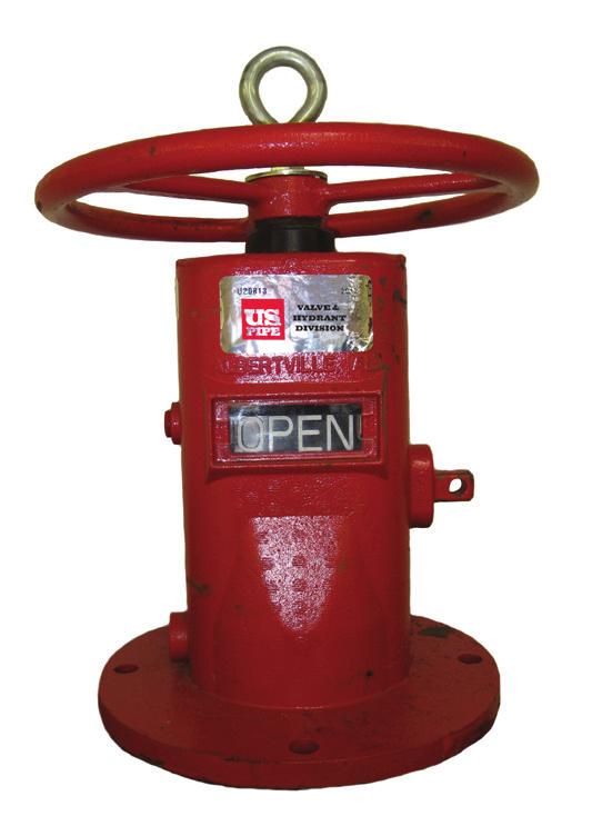 The indicator post provides a means to operate a buried or otherwise inaccessible valve.