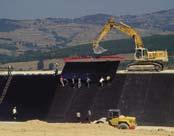 geomembrane Liner protection When High-Density Polyethylene (HDPE) and other liners are installed during EPA Subtitle D-mandated solid waste landfill construction, they are susceptible to puncture