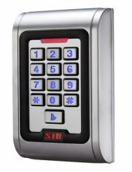 Single door Metal access control SIB CATALOGUE Waterproof degree IP68 Zinc alloy case Wiegand 26 output and input function Can be connected with external reader, can be used as a reader Full