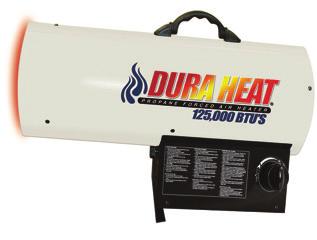 Whether you need to complete a dry wall or concrete project or just want to be more comfortable while you work, our Dura Heat Gas Forced Air Heaters will