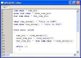 mplab IDE runs on a PC and contains all the components needed to