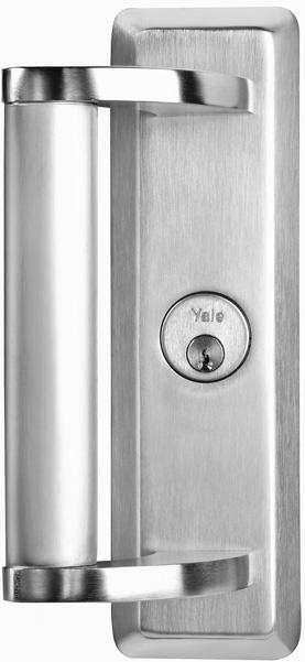 new product Yale Commercial Locks and Hardware is pleased to announce the availability of offset pull handles for the 7000 Series Exit Device.