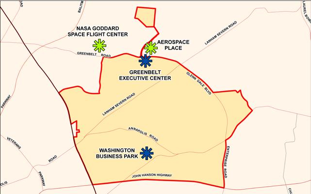 Employment Areas In addition to the commercial areas that serve the Glenn Dale-Seabrook-Lanham plan area, the Washington Business Park and Greenbelt Executive Center are located within the plan area.