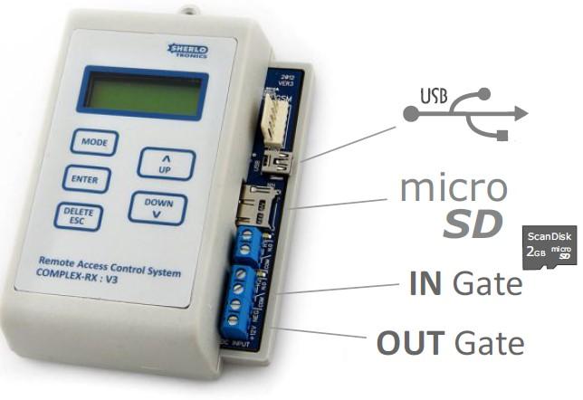 SMS ed to a MB4000 for off site coding TOWNHOUSE GATE ACCESS CONTROL RECEIVER The Complex Receiver is specifically designed to be installed onto motorised gate entrances of town-house complexes,