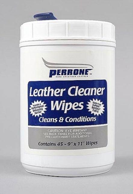 LEATHER CLEANER WIPES Product code: Product name: Size: PER04 Perrone Leather Cleaner Wipes 100 wipes / carton Perrone s Leather Cleaner Wipes both clean and condition finished leathers and comes in
