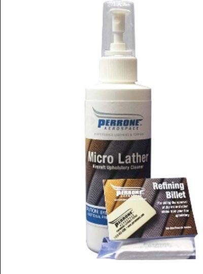 MICRO LATHER AIRCRAFT UPHOLSTERY CLEANER Product code: PER08-6oz / PER08-32oz / Product name: Perrone Micro Lather Aircraft Upholstery Cleaner Size: 6 oz. / 32 oz.