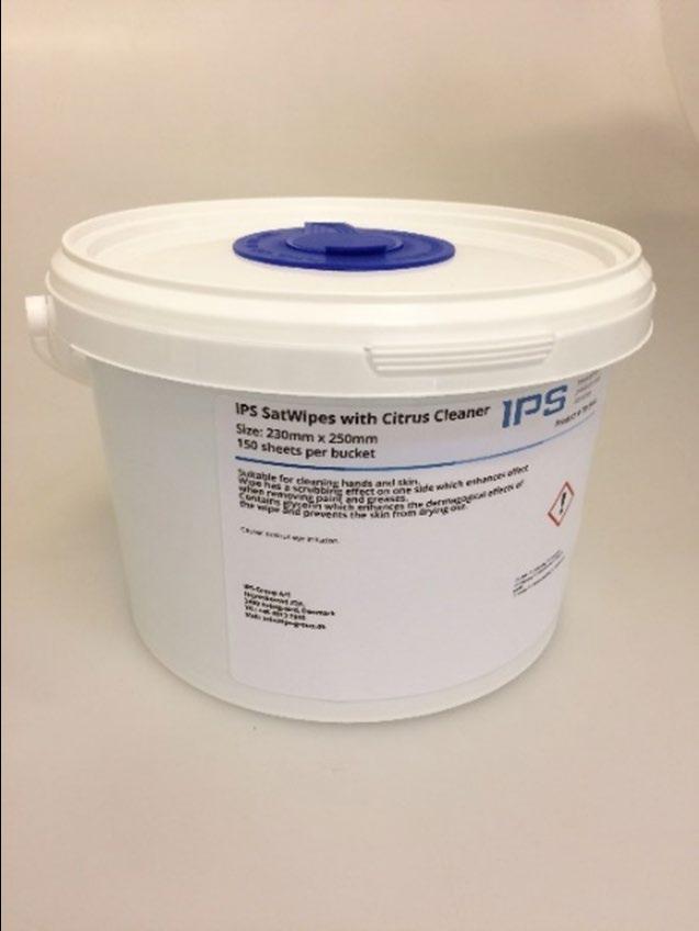 IPS SATWIPES with FT300 Product code: 7020 Product name: IPS SatWipes with FT300 Colour: White Grams/m2 (gsm): 60 Sheet size: 150mm x 230mm / 230 x 280mm / 300mm x 230mm Packaging: 100 wipes / pouch