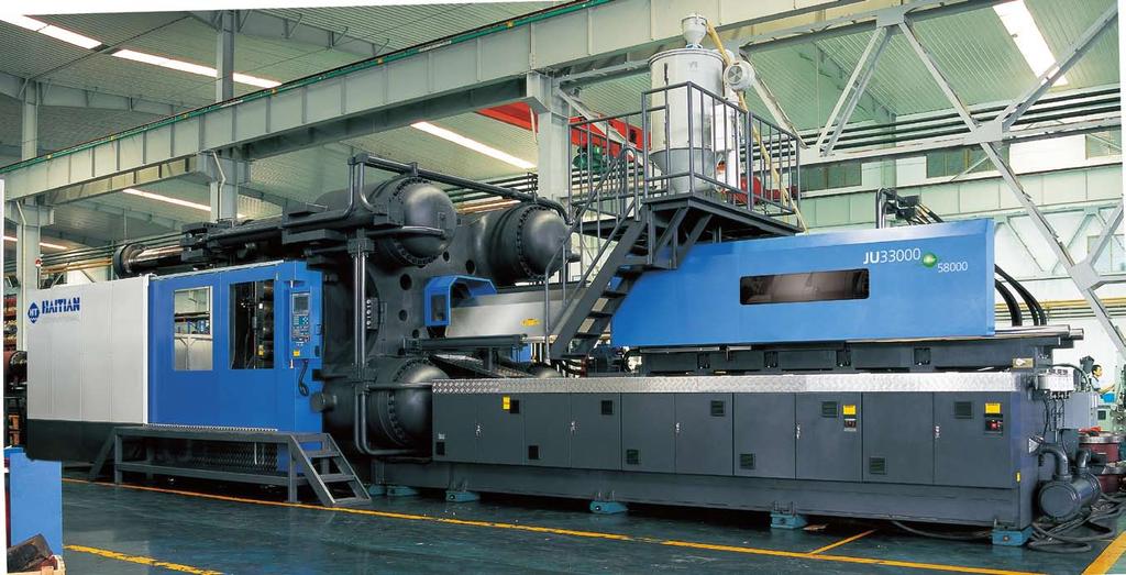 The two-platen injection molding machine Haitian is one of a few companies all over the world manufacturing large injection molding machines with clamp forces above 10000 kns.