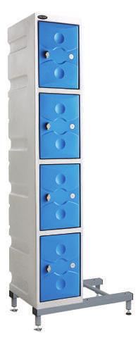 Stands are available to accommodate 1,2,3 or 4 lockers and can be combined to hold as many lockers as you require.