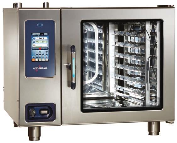 CT PROFORMANCE COMBITHERM SERIES CTP 6-10 Available in Gas, Boiler-Free Electric or CombiHood PLUS Ventless Hood Option Perfect for smaller side items or specialty dishes, the CTP 6-10 Combitherm has
