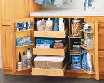 PAntry rollout kit Convert a utility cabinet into a pantry. F.