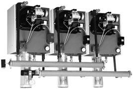 Hot Water Modular Boilers Wet Base - Wet Back OIL Caravan LDWO SERIES 100 psi Maximum Working Pressure (SEE NOTE 1) ASME Ratings for 2 Oil LDWO-600-2-5 7017 1570 2 LD-50-2.15 4.30 602 486 432 2900 82.