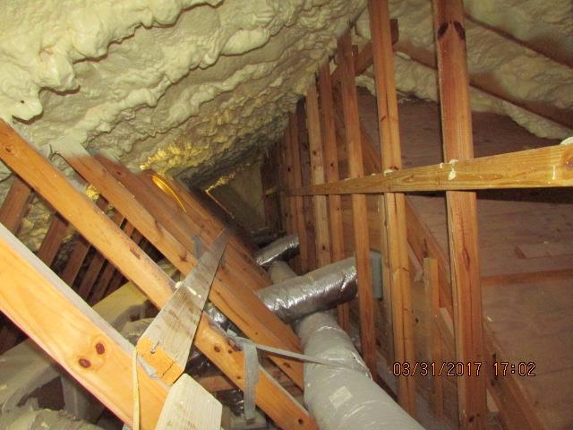 The home inspector shall: Probe structural components where deterioration is suspected; Enter under floor crawl spaces, basements, and attic spaces except when access is