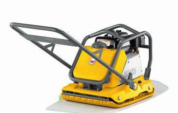 Single direction vibratory plates Easy to maneuver and extremely mobile with the small single