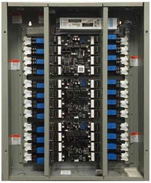 NX panels can be configured with up to 48 relays and 32 dimming channels.