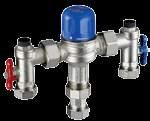 TEMPERATURE CONTROL Thermostatic Mixing Valves Heatguard BF2-2 Sports Specifically designed to give high flow rates on low pressure systems Ideal for fitting to baths in low