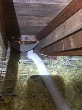 5. Insulation Condition All bath fans duct to eave vent intake