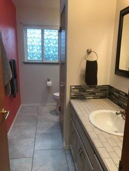 1. Location Materials: 1st Floor Hall Bathroom1 2. Room Ceiling and walls are in good condition overall. Accessible outlets operate. Light fixture operates.