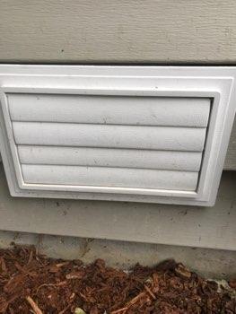 6. Insulation Condition Vents are closed Unfinished