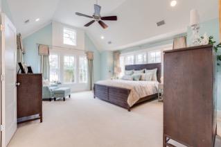on the master bedroom cathedral ceiling (additional rooms of crown molding are available ~ ask your sales representative for pricing) Solid 2 1/4 or 3/8 engineered hardwood flooring is
