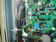 4. MAIN PCB removal Caution Be careful about position of Fan motor connector when you exchange Main PCB or Fan