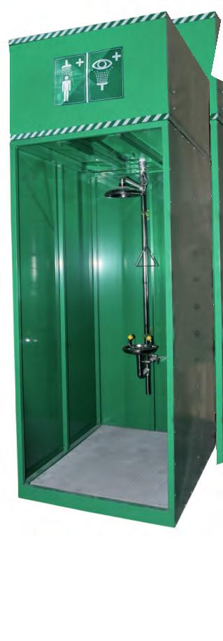 ISTEC TYPE ESW-WT EMERGENCY SHWER AND EYEWASH VERHEAD WATER TANK (630 LT) Standard 630 lt verhead Tank Showers supply 15 minutes flow rate according to the standard requirements on the condition of