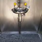 Shower Head : 300 mm diameter Eyewash Bowl: 300 mm diameter Water Inlet : 1 ½ with flange Water utlet : 1 ¼ Water Flow : Minimum