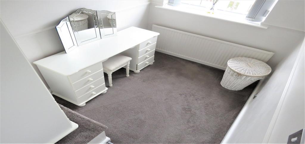 flooring; Ceiling light; Central heating radiator; Power and aerial sockets; BEDROOM TWO 9' 9" x 8' 7" (2.97m x 2.