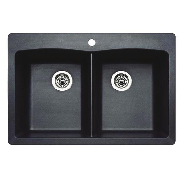 kitchen sink Tommy Gourmet TM pull-down faucet