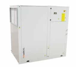 The use of double-passagecross-flow energy recovery allows to increase up to 30% the dehumidification capacity in comparison to the traditional dehumidifiers.