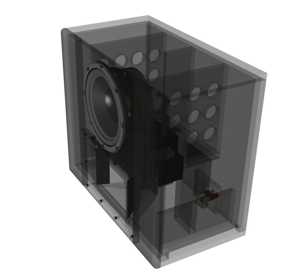 Engineering and perfection Acoustic ports for bass enhancement leaks unwanted sound in the midrange, unless appropriate measures are taken.