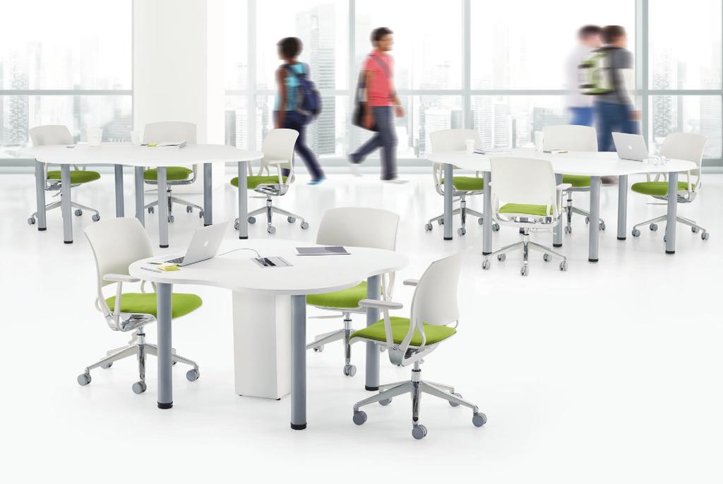 Zook adapts to active learning The Zook TM table series accommodates the needs of today s active learning environments.