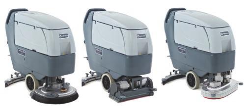 The Advance line of walk-behind scrubbers is also equipped with features that make them easy to maintain.