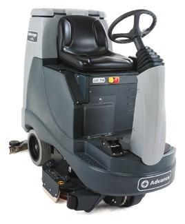 The Advance 2800 ST and 3400 ST scrubbers deliver high performance results on a back-to-basics rider-scrubber platform.