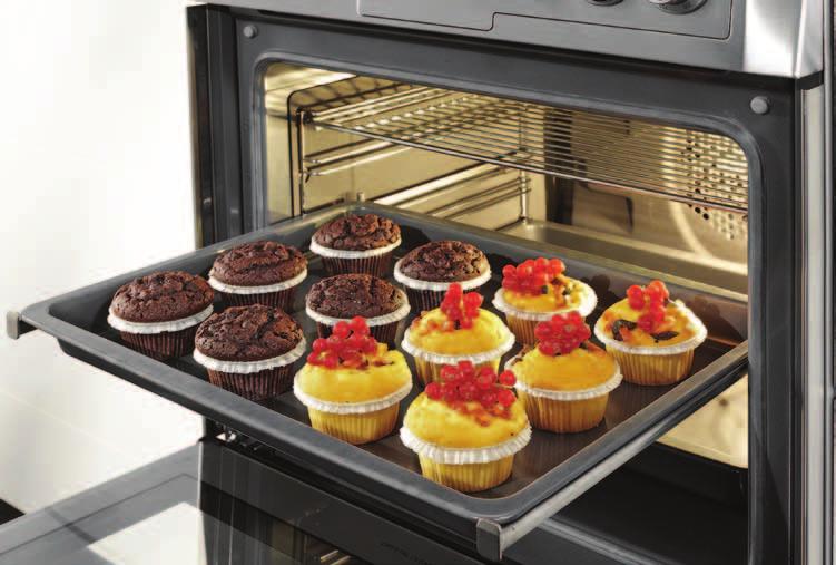 WITH YOU PRACTICAL Smooth cavity With no visible screws or connection points, the surface of the Blomberg oven cavity is smoother than ever.