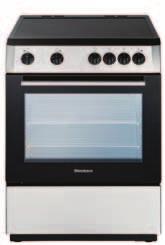 BERU/ BERC 24200 SS BGR 24100 SS 60 cm (24 ) Non-convection Electric Range Non-Convection Range Smoothtop cooking zones Oven Cavity n Mechanic Timer n 67,5l ( 2,4cu ) oven cavity n 4.