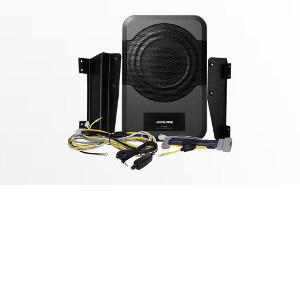 factory Jeep radio Includes powered 8-Inch subwoofer, remote bass knob, harnesses and mounting brackets * Not compatible with the factory equipped subwoofer system 750W RMS, 2250W PeakFrequency