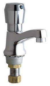 MVP FAUCETS 333-E2805-665PSHABCP Manual Faucets 2.1 C.2- Faucet Product Type Deck Mounted Single Hole Single Supply Metering Sink Faucet Features & Specifications Single Hole 0.5 GPM (1.