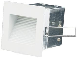 GASKETED FACEPLATE Protects the junction box from intrusion of water and contaminants.