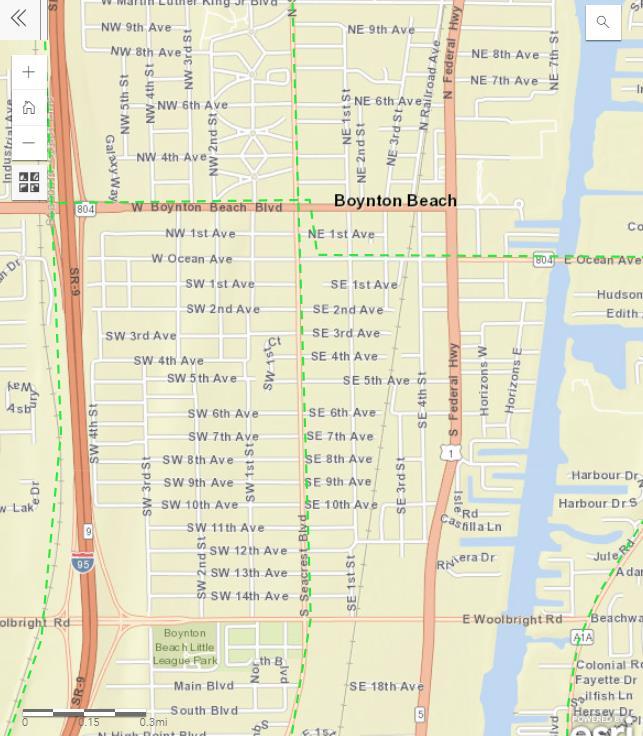 Proposed Multi-Use Paved Path by TPA Connectivity Proposed Sidewalk by Town Square Palm Beach County- Regional Greenways &