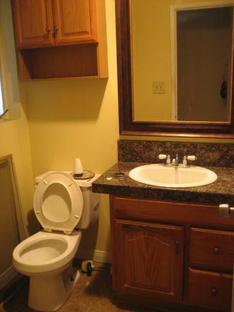 1 st Floor Bathroom 1. Replace toilet- Home Depot, Kohler Wellworth Elongated Bowl, White, $128 2.