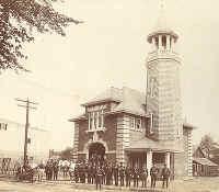 Fire Houses #2 and 3 1902 -- Ordinance drawn for $15,000 to build firehouses at the Nordhoff and Highwood sections of the city ($4,500 each), and to strengthen firehouse number one Plans and