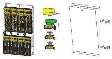 The new multi-user module for 2, 3 or 4 users is ready-to-install in compartments and is supplied