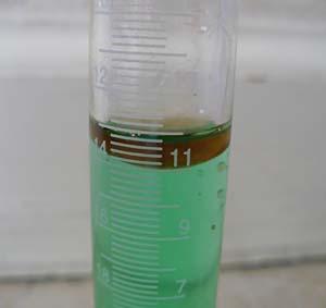 6 of 7 9/13/2018, 10:38 AM Figure 6. This close-up picture of a graduated cylinder can help determine the volume of oil left on the water.