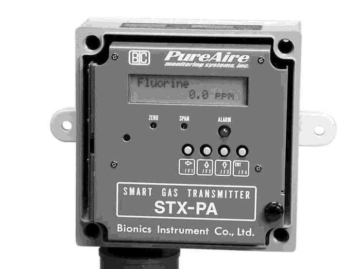 4: Programming 4.1 Control Panel Overview All instrument configuration and operational programming is performed from the front panel of the STX-PA Sensor Head.