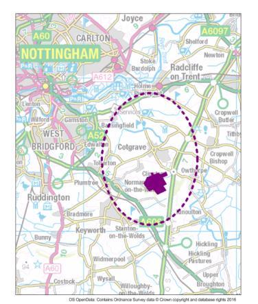 Rushcliffe Biodiversity Opportunity Map (BOM) Project delivered in a partnership between RBC,