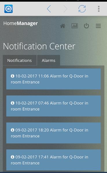 you alarm notifications whenever there